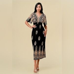Printed Women's Dresses Size S/M . L/XL